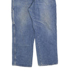 DICKIES Mens Relaxed Blue Denim Jeans W38 L30 Workwear Carpenter Style Zip