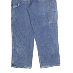 DICKIES Mens Relaxed Blue Denim Jeans W38 L30 Workwear Carpenter Style Zip