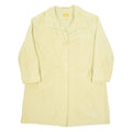 DELMOD Womens Trench Coat Cream L