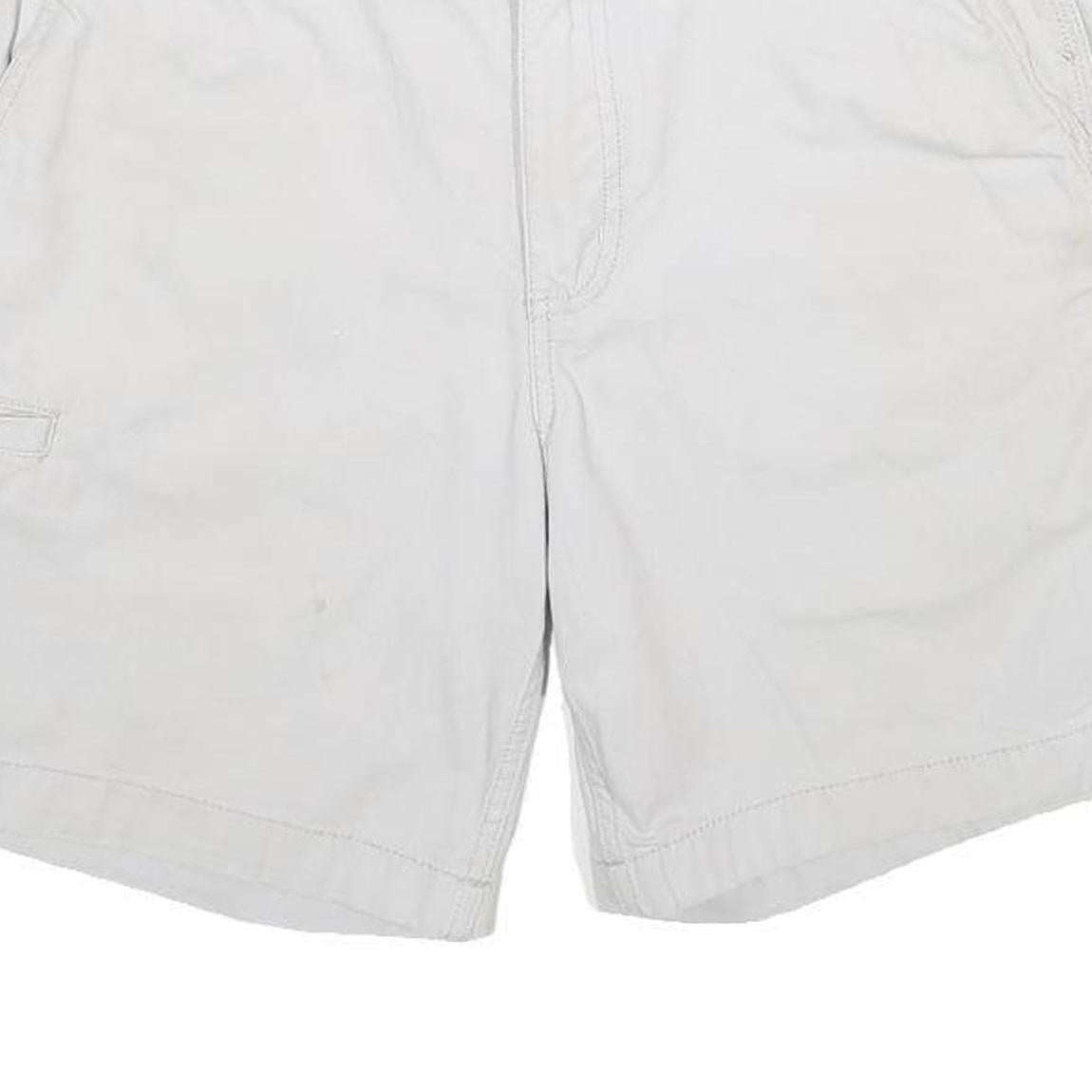 CARHARTT Mens Shorts White Casual M W31 Workwear Cotton Blend Pockets
