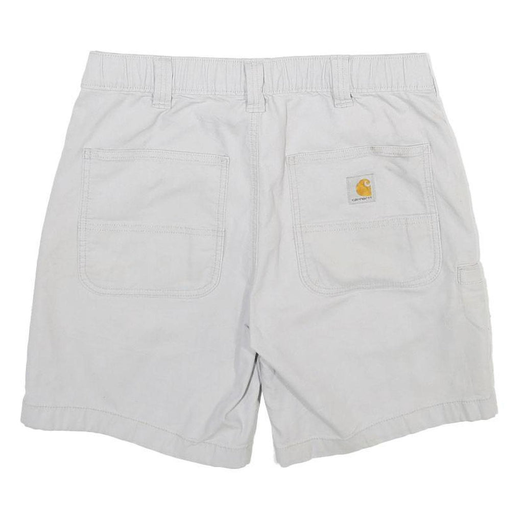CARHARTT Mens Shorts White Casual M W31 Workwear Cotton Blend Pockets