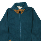CURRENT SEEN Mens Blue Jacket M Polyester Blend Zip Plain Casual Outdoor Wear