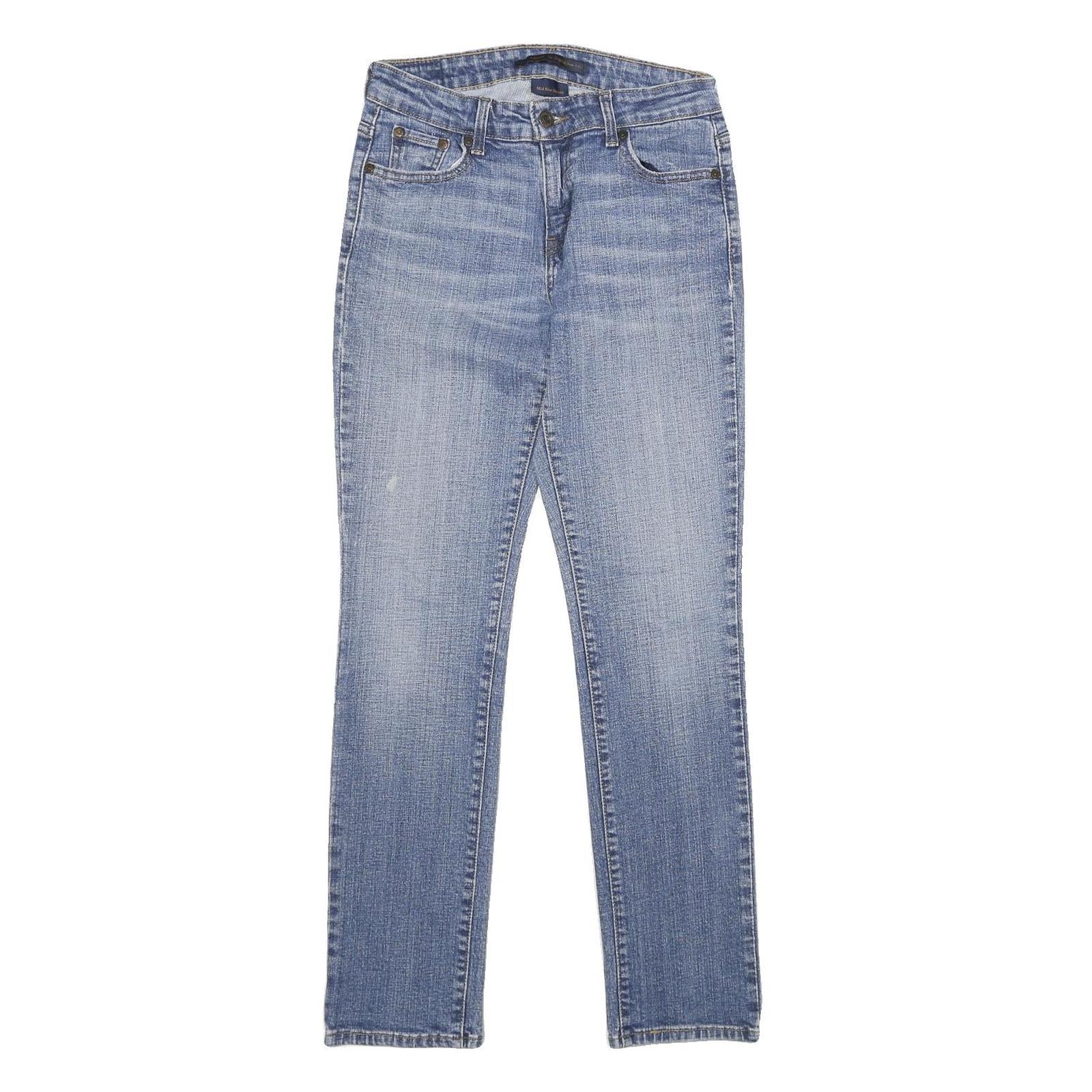 LEVI'S Mid Rise Skinny Womens Jeans Blue Regular Skinny Denim Medium W26 L30