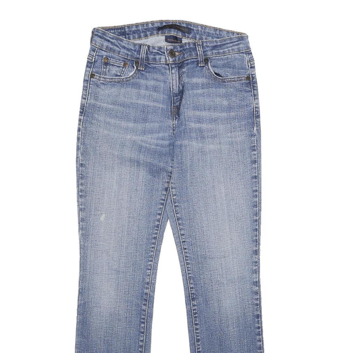 LEVI'S Mid Rise Skinny Womens Jeans Blue Regular Skinny Denim Medium W26 L30