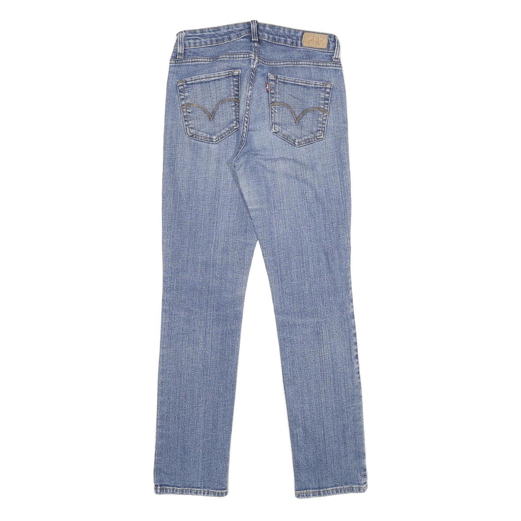 LEVI'S Mid Rise Skinny Womens Jeans Blue Regular Skinny Denim Medium W26 L30