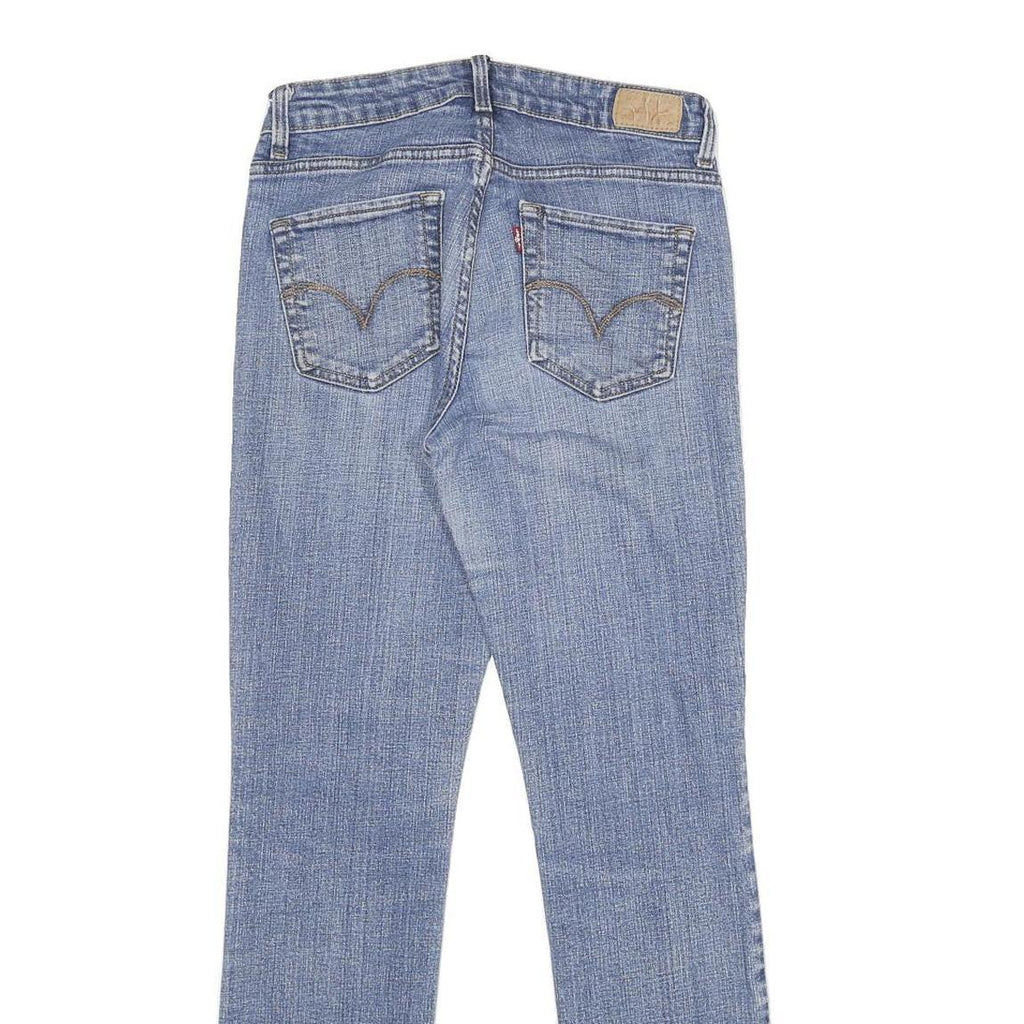 LEVI'S Mid Rise Skinny Womens Jeans Blue Regular Skinny Denim Medium W26 L30