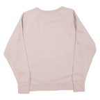 CHAMPION Womens Beige Cotton Blend Crew Neck Sweatshirt XL Classic Logo Pullover