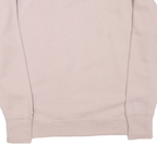 CHAMPION Womens Beige Cotton Blend Crew Neck Sweatshirt XL Classic Logo Pullover