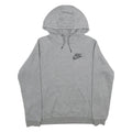NIKE Mens Grey Hoodie S Cotton Blend Pullover Lightweight Sportswear