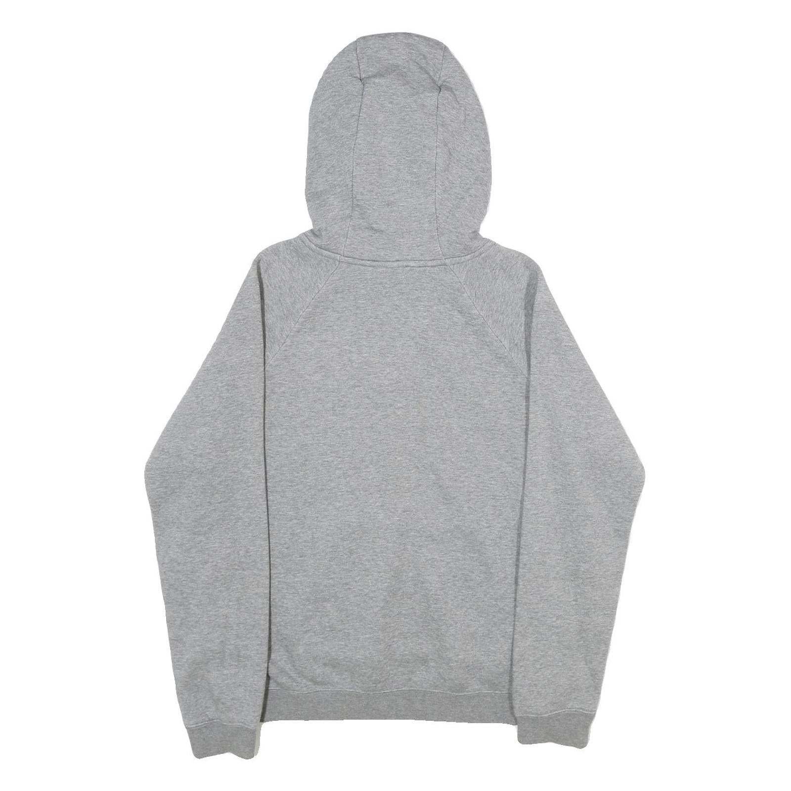 NIKE Mens Grey Hoodie S Cotton Blend Pullover Lightweight Sportswear