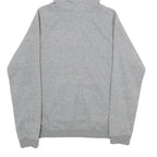 NIKE Mens Grey Hoodie S Cotton Blend Pullover Lightweight Sportswear