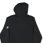 ADIDAS Womens Black Moco Juniors Pullover Hoodie M Cotton Blend Graphic