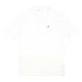 ADIDAS Mens White Short Sleeve Plain S Cotton Blend Polo Shirt Sports Casual