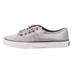 SPERRY Low Top Trainers Grey Canvas Womens UK 4