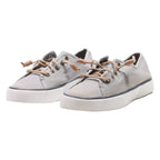 SPERRY Low Top Trainers Grey Canvas Womens UK 4