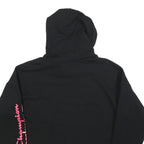 CHAMPION Womens Black Hoodie M Pullover Cotton Blend Casual Streetwear