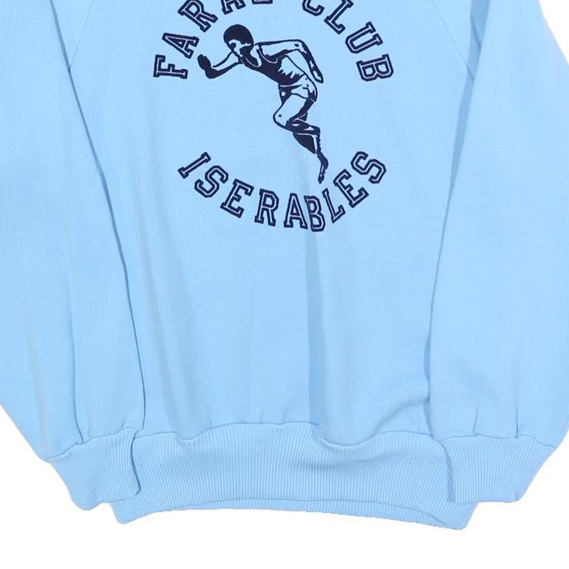 Womens Blue Faraz Club Iserables Crew Neck S Polyester Blend Sweatshirt
