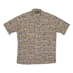 POLO RALPH LAUREN Caldwell Mens Cream Printed Shirt S Cotton Patterned Summer