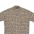 POLO RALPH LAUREN Caldwell Mens Cream Printed Shirt S Cotton Patterned Summer