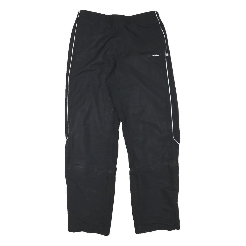 ADIDAS Womens Joggers Black Slim Straight M W28 L29 Sportswear Training Track