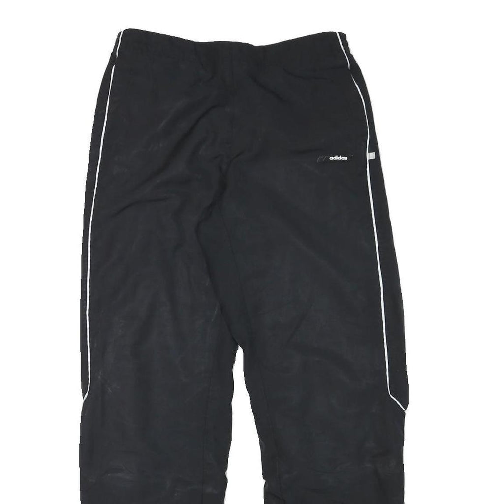 ADIDAS Womens Joggers Black Slim Straight M W28 L29 Sportswear Training Track