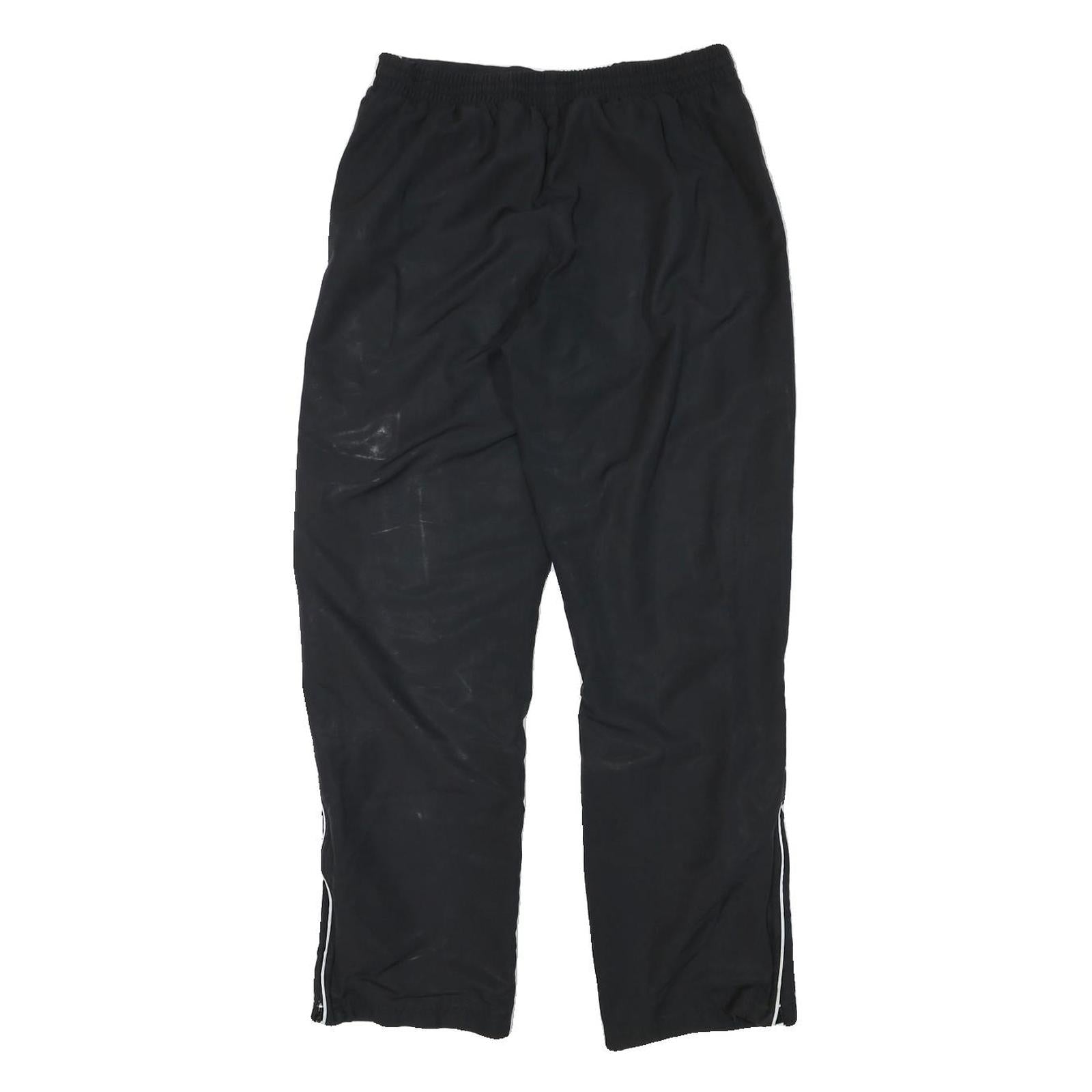 ADIDAS Womens Joggers Black Slim Straight M W28 L29 Sportswear Training Track