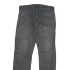 CARHARTT Mens Cotton Blend Grey Regular Straight Trousers W32 L32 Workwear