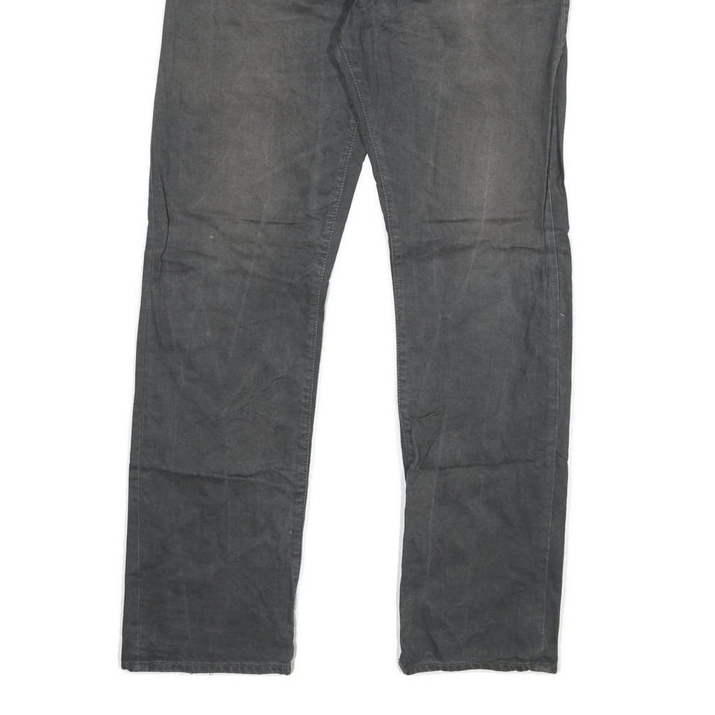 CARHARTT Mens Cotton Blend Grey Regular Straight Trousers W32 L32 Workwear