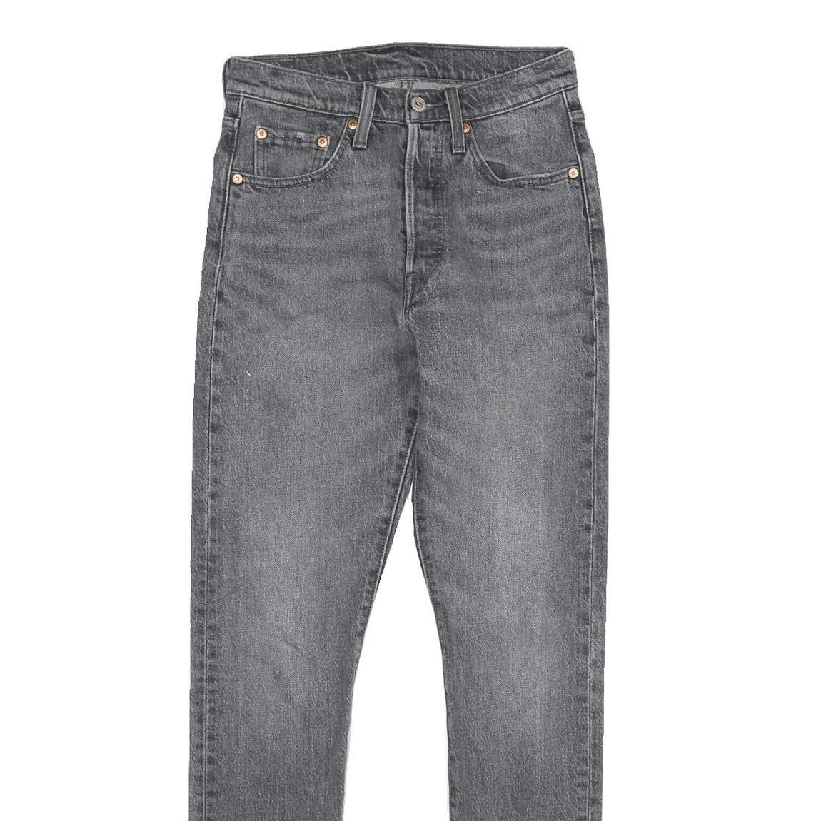 LEVI'S 501S Womens Classic Skinny Denim Medium W24 L30 Button Closure Jeans