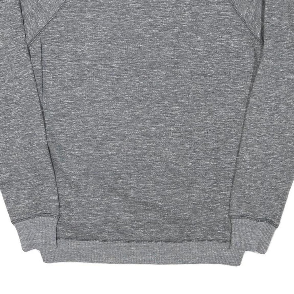 DIESEL Mens Grey Sweatshirt S Crew Neck Cotton Blend Pullover Logo Print