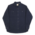 REDHEAD Mens Navy Blue Shirt XL Cotton Blend Button Long Sleeve Casual