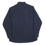 REDHEAD Mens Navy Blue Shirt XL Cotton Blend Button Long Sleeve Casual