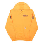 CARHARTT Mens Orange Pullover Hoodie M Electrical Contracting Workwear