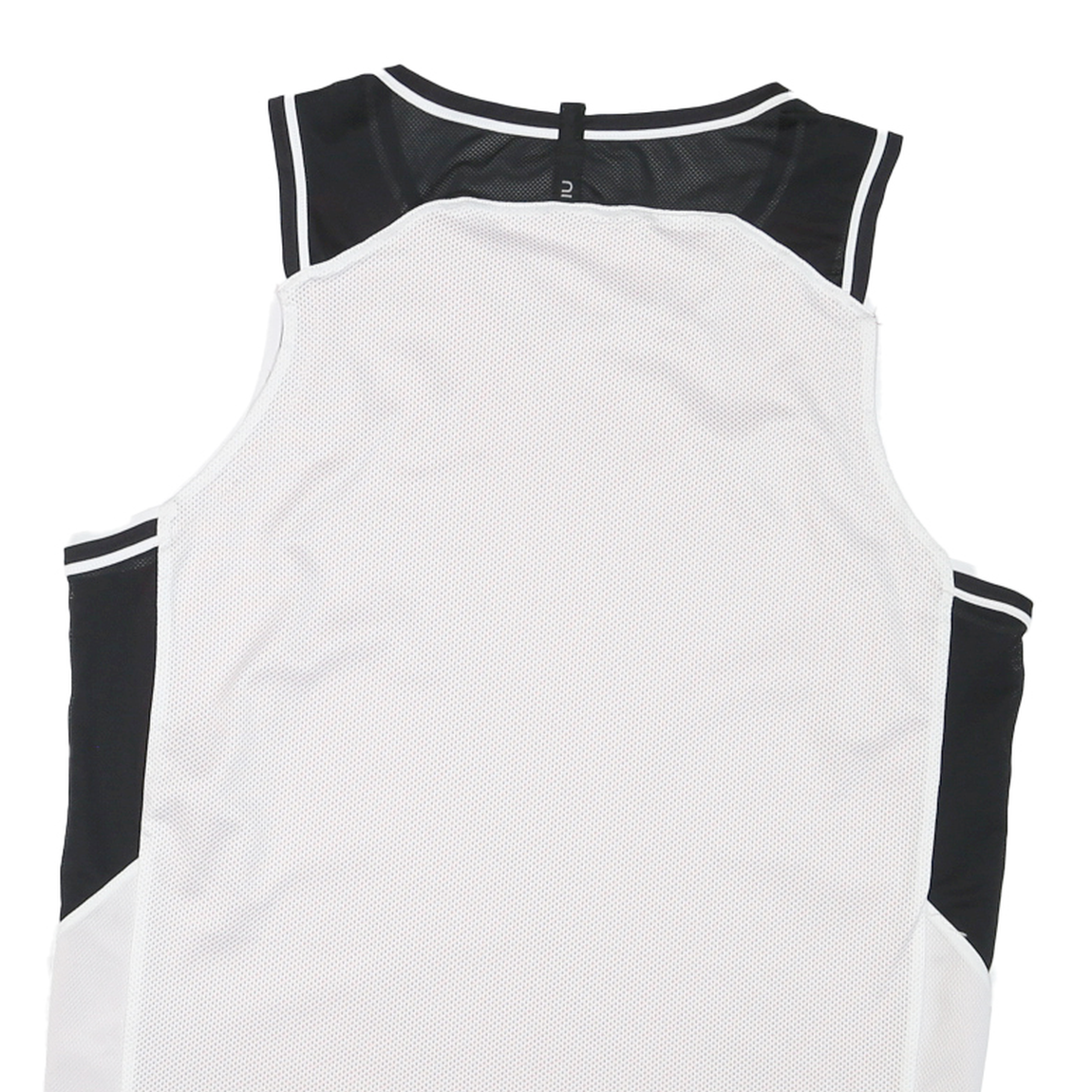 Mens White Black Red Sleeveless Sports Style L Crew Neck Basketball Jersey