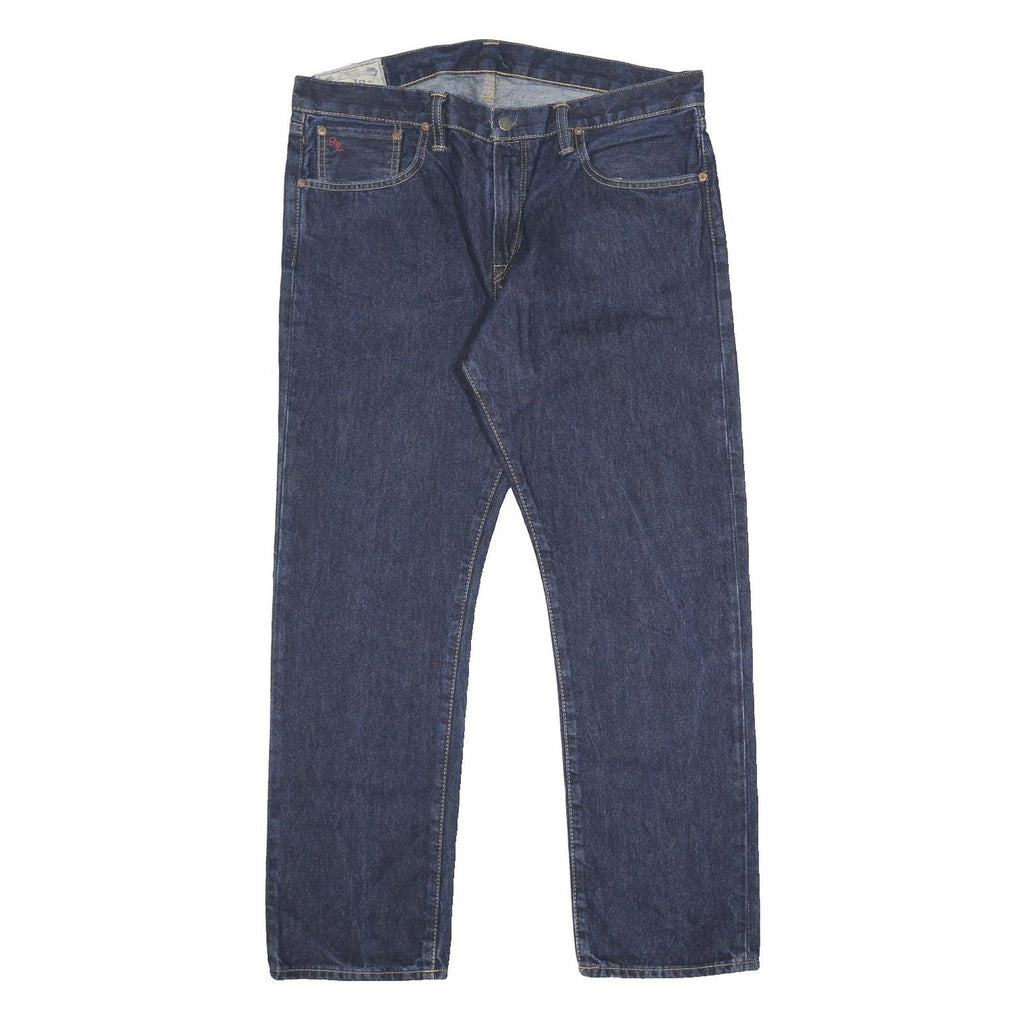 POLO RALPH LAUREN Mens Jeans Blue Regular Straight Denim Medium W34 L30 Classic