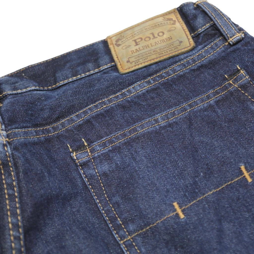 POLO RALPH LAUREN Mens Jeans Blue Regular Straight Denim Medium W34 L30 Classic