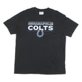 NFL Mens Black Indianapolis Colts Graphic T-Shirt XL Short Sleeve Crew Neck