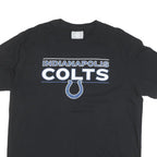 NFL Mens Black Indianapolis Colts Graphic T-Shirt XL Short Sleeve Crew Neck