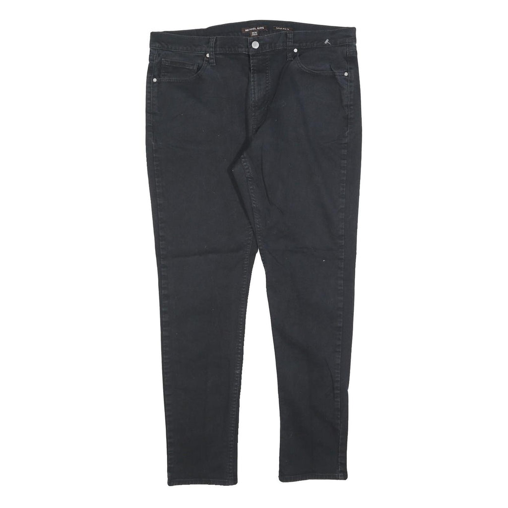 MICHAEL KORS Womens Slim Black Skinny Denim Jeans W36 L32 Stretch Cotton Blend