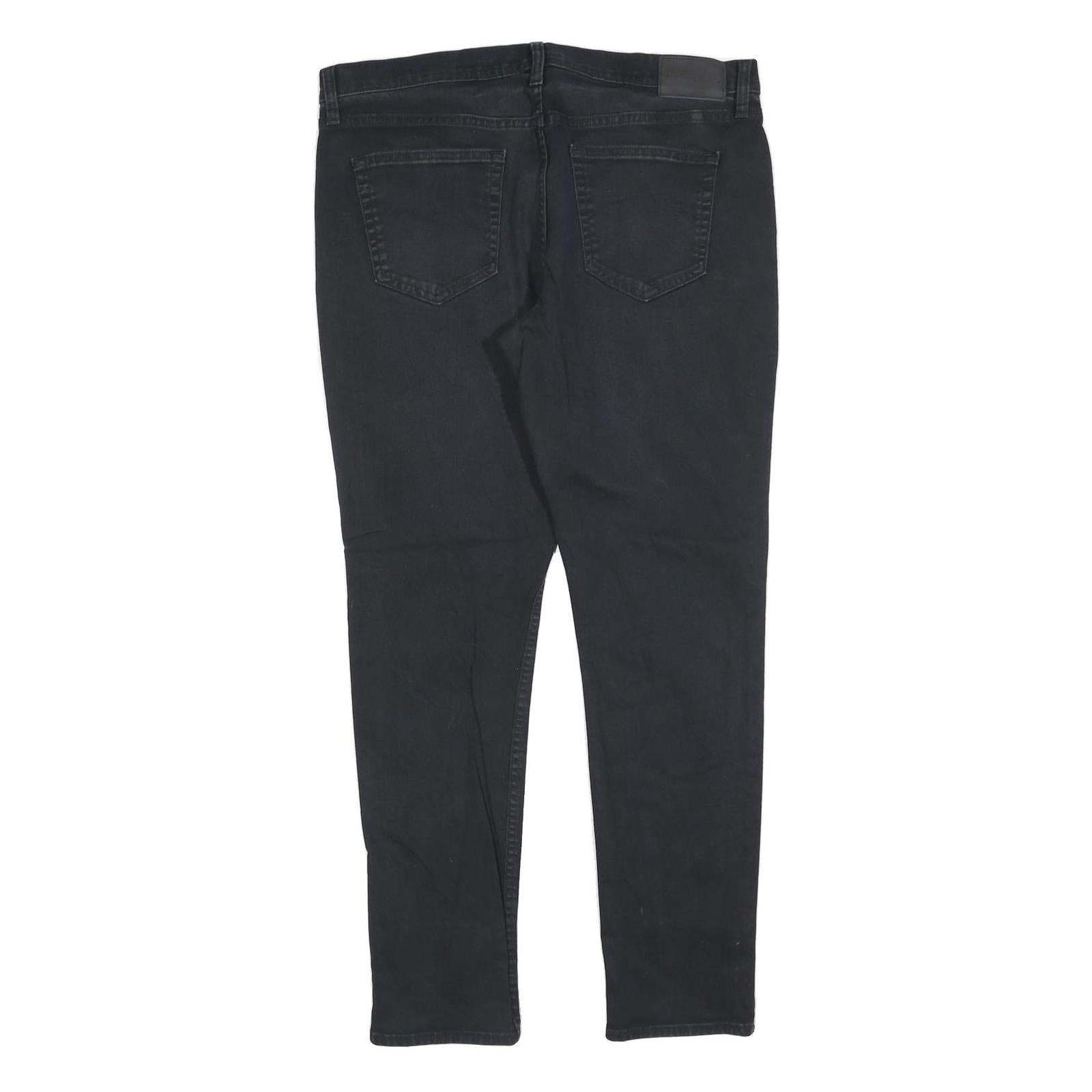 MICHAEL KORS Womens Slim Black Skinny Denim Jeans W36 L32 Stretch Cotton Blend