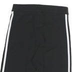 ADIDAS Womens Shorts Black & White Casual Cotton Blend UK 10 W25 Athletic
