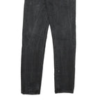 CARHARTT Mens Jeans Black Regular Straight Denim Medium W29 L32 Button Closure