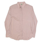 BENETTON Womens Shirt Pink Crazy Pattern Long Sleeve L