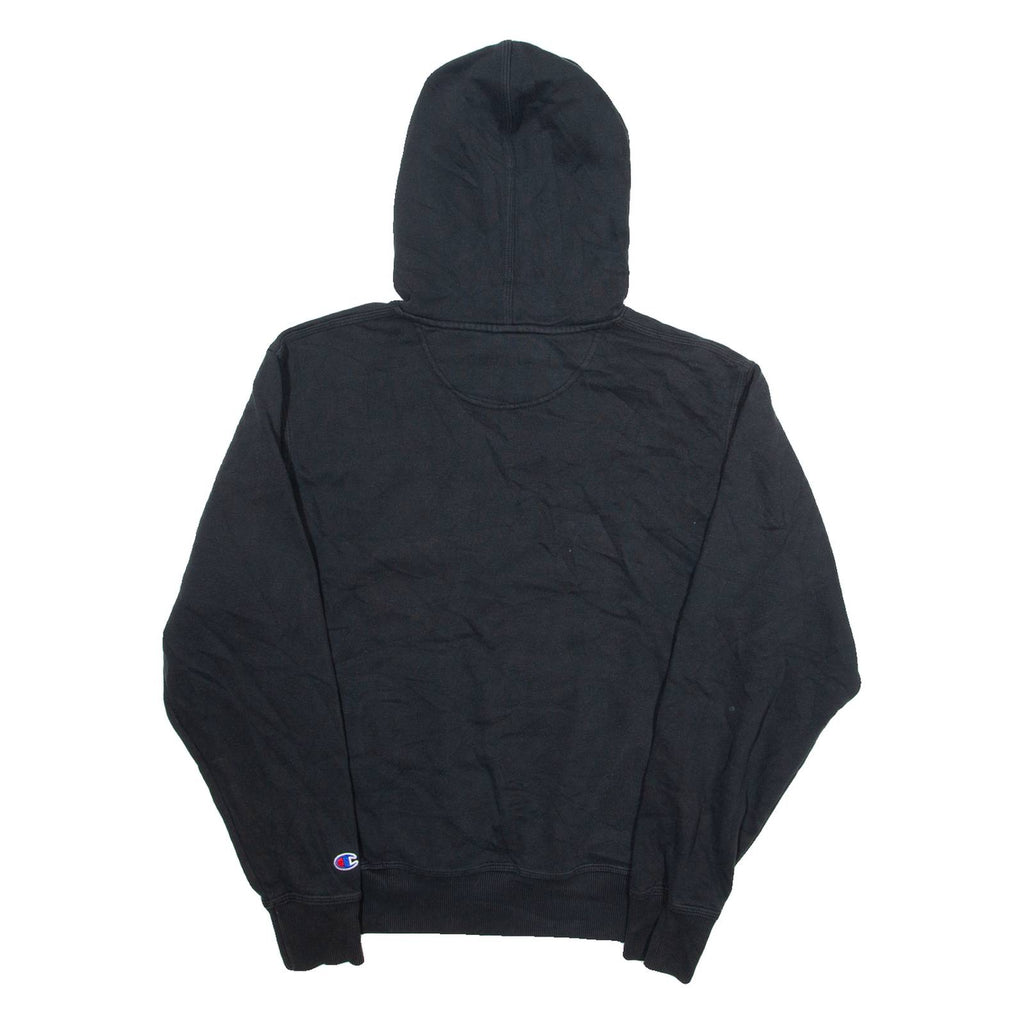 CHAMPION Mens Black Hoodie S