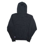 CHAMPION Mens Black Hoodie S