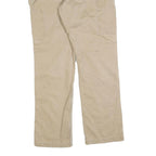CARHARTT Mens Cotton Blend Beige Relaxed Straight Trousers W32 L32 Workwear