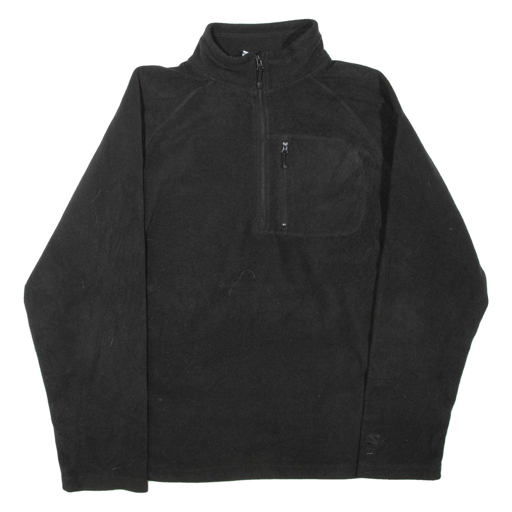 STARTER Mens Fleece Black 1/2 Zip L