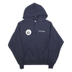 CHAMPION REVERSE WEAVE Mens Navy Hack Squad Pullover Hoodie S Cotton Blend