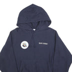 CHAMPION REVERSE WEAVE Mens Navy Hack Squad Pullover Hoodie S Cotton Blend