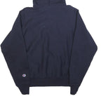 CHAMPION REVERSE WEAVE Mens Navy Hack Squad Pullover Hoodie S Cotton Blend